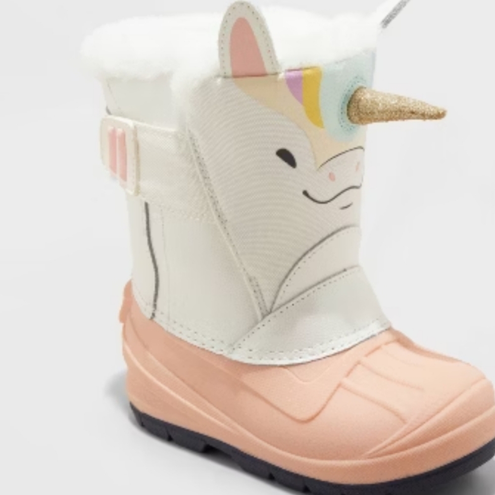 Cat & Jack Frankie Winter Boots - Cream